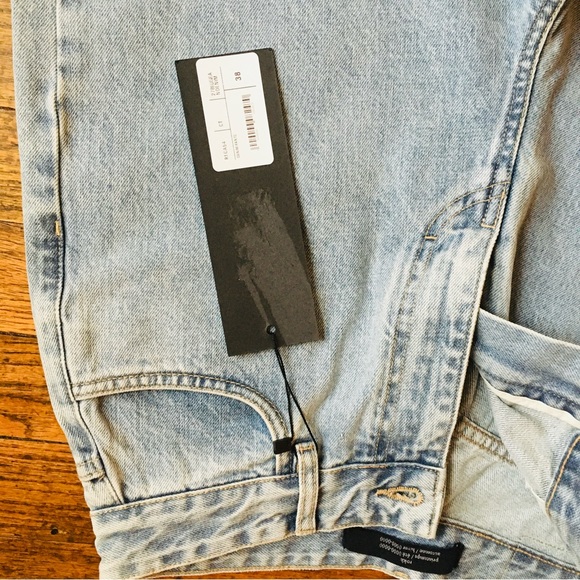 ROKH Blue Distressed Jeans Women’s Size 38 US 6 Regular - Picture 10 of 15